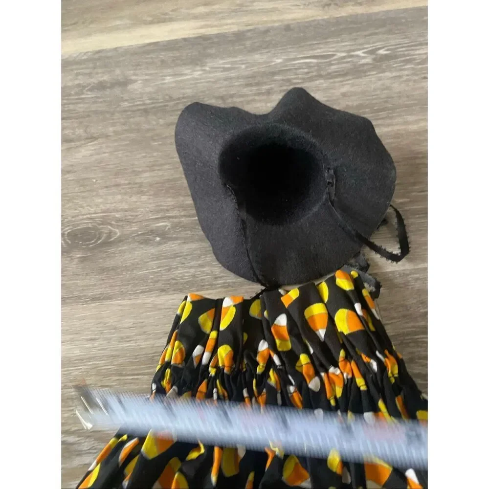 Goose clothes outfit - Halloween candy corn  w/hat for 24-27
